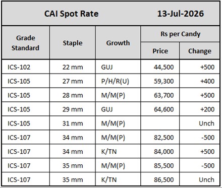 CAI Spot Rate